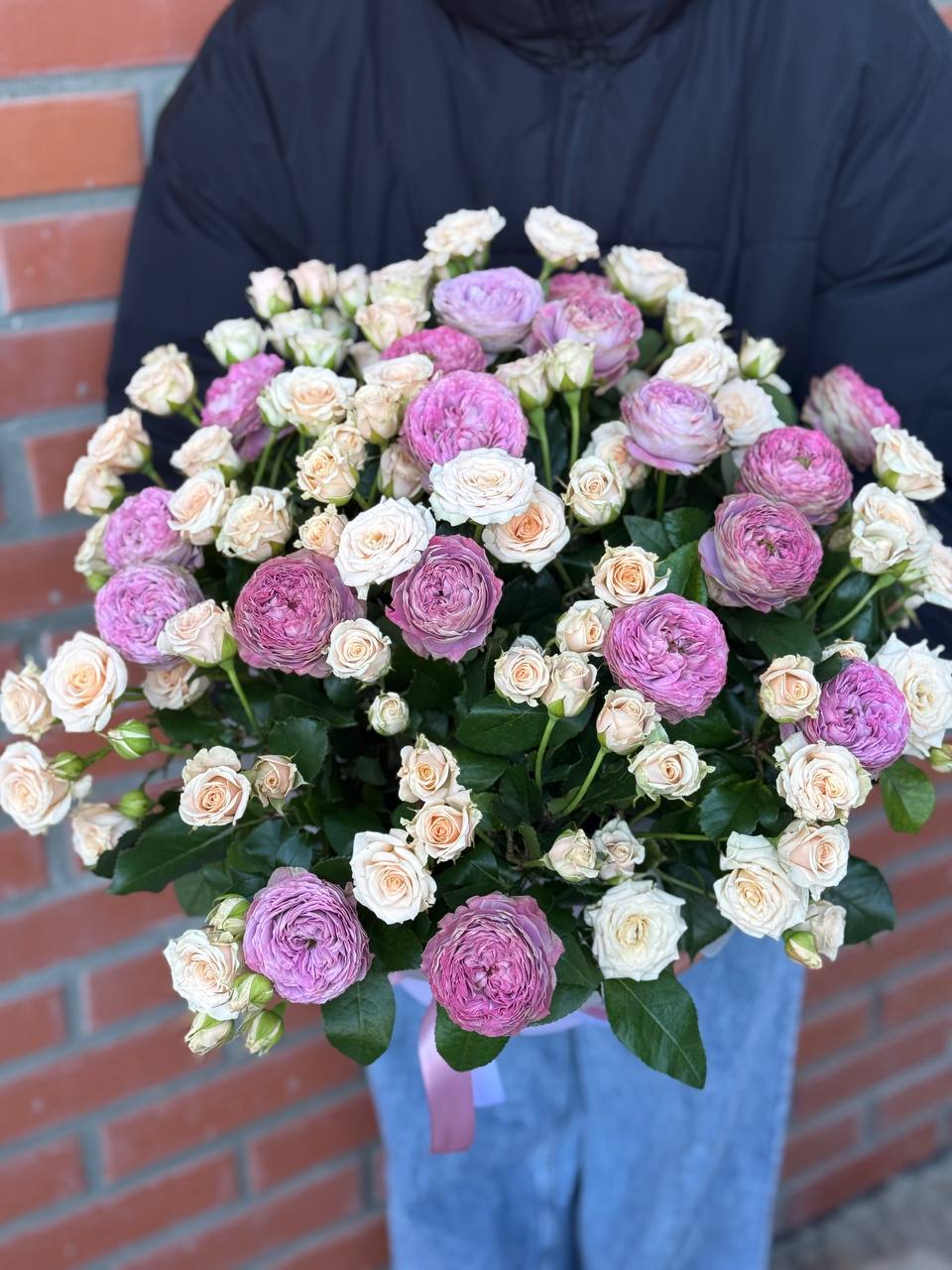 Hutbox XL 51 Rosen (Sorten Lavender und Tania)