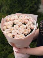39 pfingstrosenartige Edelrosen Bombastic (einblütig)