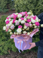 Hutbox XL 51 Rosen (Sorten Miss Bombastic und Line)