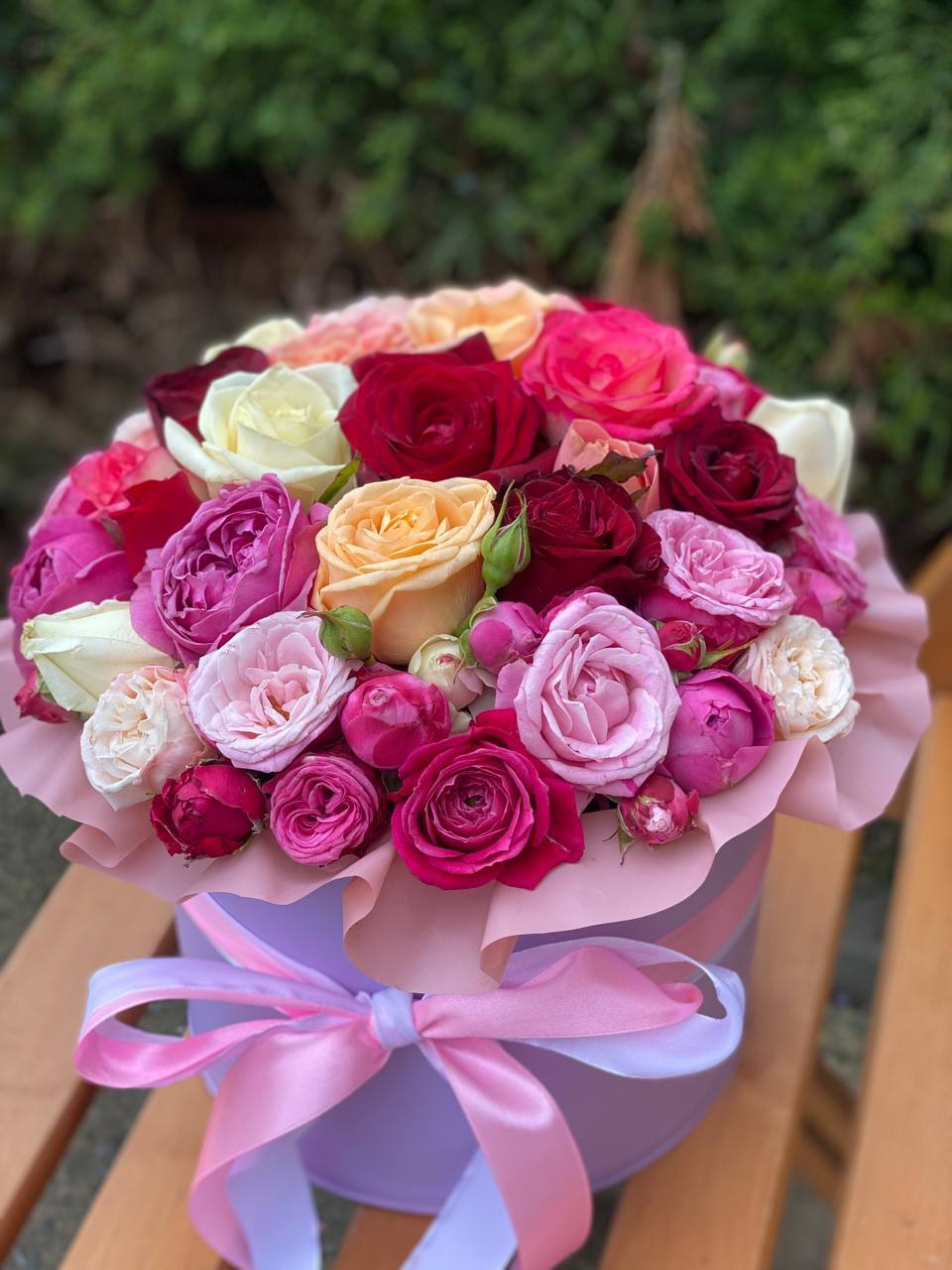 Blumen in der Hutbox M
