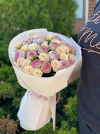 39 pfingstrosenartige Rosen Tanya und Lavender