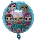 Folienballon LOL (Blau)