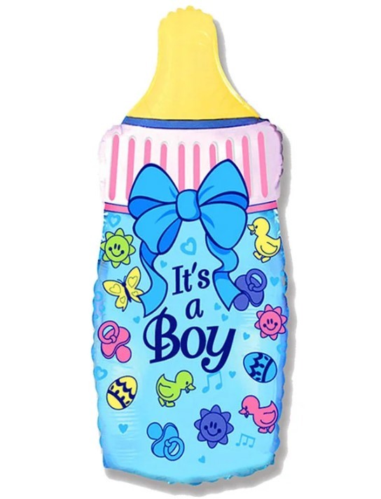 Folienballon Flasche (Junge)