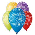 Luftballon Happy Birthday 1 Stk. Mit Hi-Float