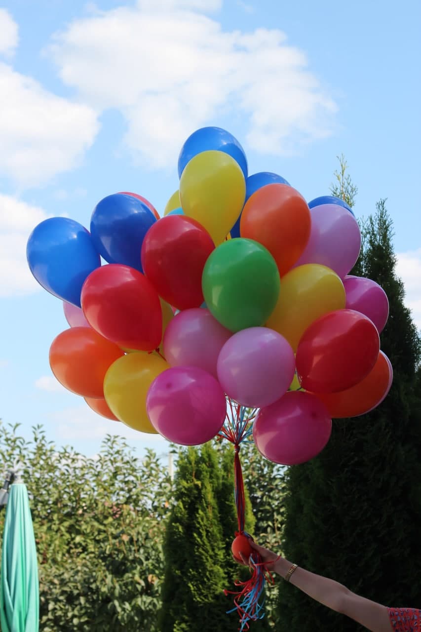 Set: 25 bunte Mix-Ballons (Assorti)