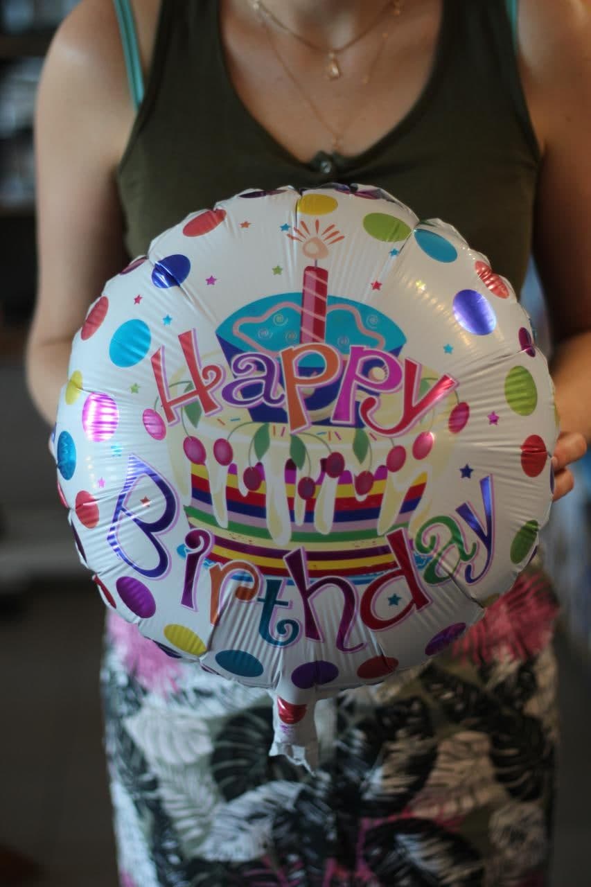 Folienballon Alles Gute zum Geburtstag 1 Stk.