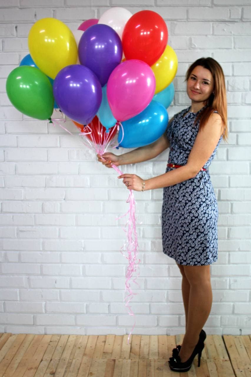 15 Luftballons (Assorti) - fliegt 12 Stunden
