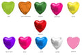 Folienballon Herz 1 Stk. (Farbe in den Kommentaren angeben)